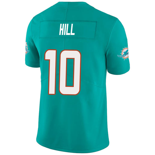 Custom #10 Aqua MIA Football Shirt Top