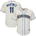 Custom #11 Cream SEA Baseball Shirt Top