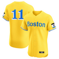 #11 Rafael Devers Player B.Red Sox Gold City Connect Elite Baseball Jerseys