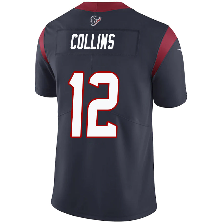 Custom #12 COLLINS Pro Stitched Jersey - Premium Edition