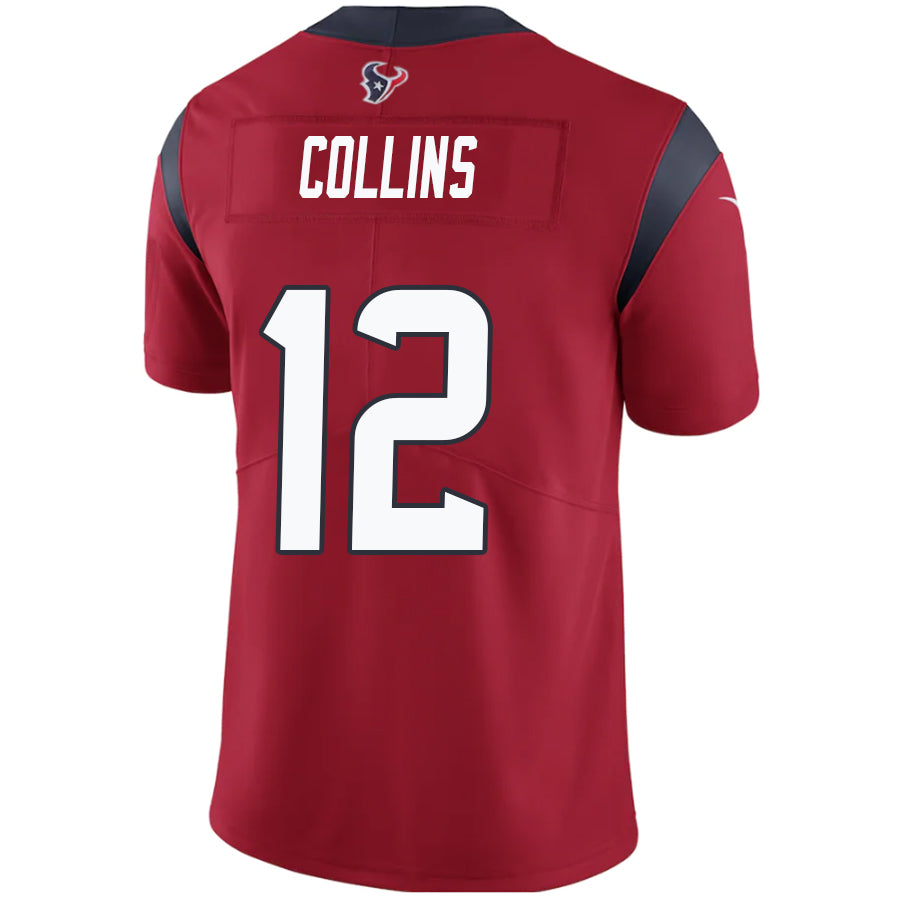 Custom #12 COLLINS Pro Stitched Jersey - Premium Edition