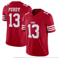 Custom #13 Scarlet SF Football Shirt Top