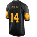 Custom #14 Black PIT Football Shirt Top
