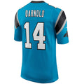 Custom #14 Blue CAR Football Shirt Top