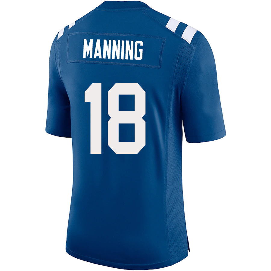 Custom #18 Royal IND Football Shirt Top