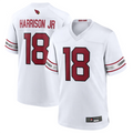 Custom #18 White ARI Football Shirt Top