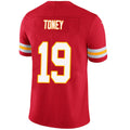 Custom #19 TONEY Pro Stitched Jersey - Premium Edition