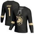 Custom #1 Black ARMY Hockey Shirt Top