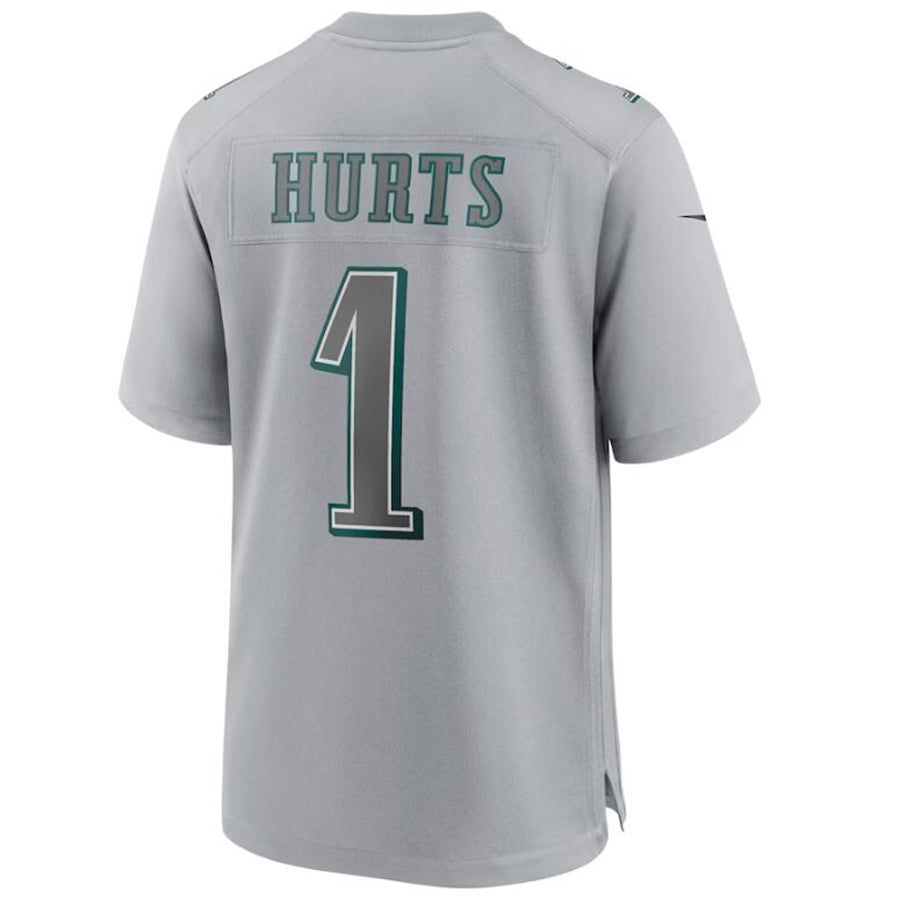 Custom #1 Gray PHI Football Shirt Top