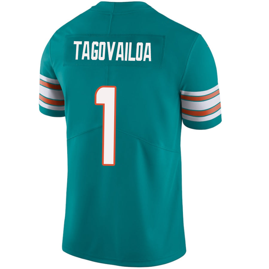 Custom #1 TAGOVAILOA Pro Stitched Jersey - Premium Edition