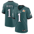 Custom #1 Midnight Green PHI Football Shirt Top