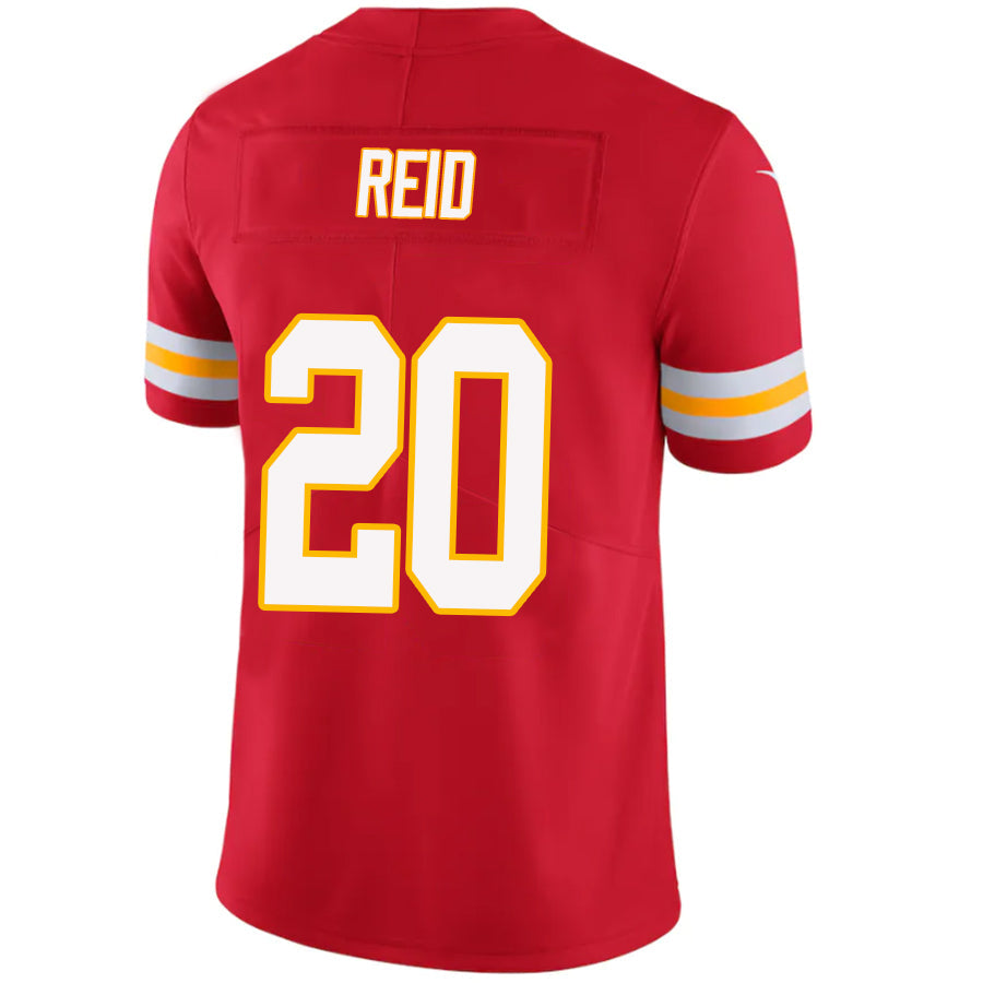 Custom #20 Red KC Football Shirt Top