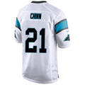 Custom #21 White CAR Football Shirt Top