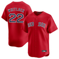 Custom #22 Red BOS Baseball Shirt Top