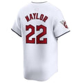 Custom #22 White CLE Baseball Shirt Top