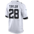 Custom #28 White JAX Football Shirt Top