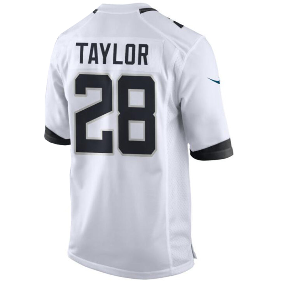 Custom #28 White JAX Football Shirt Top