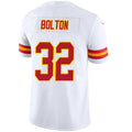 Custom #32 White KC Football Shirt Top