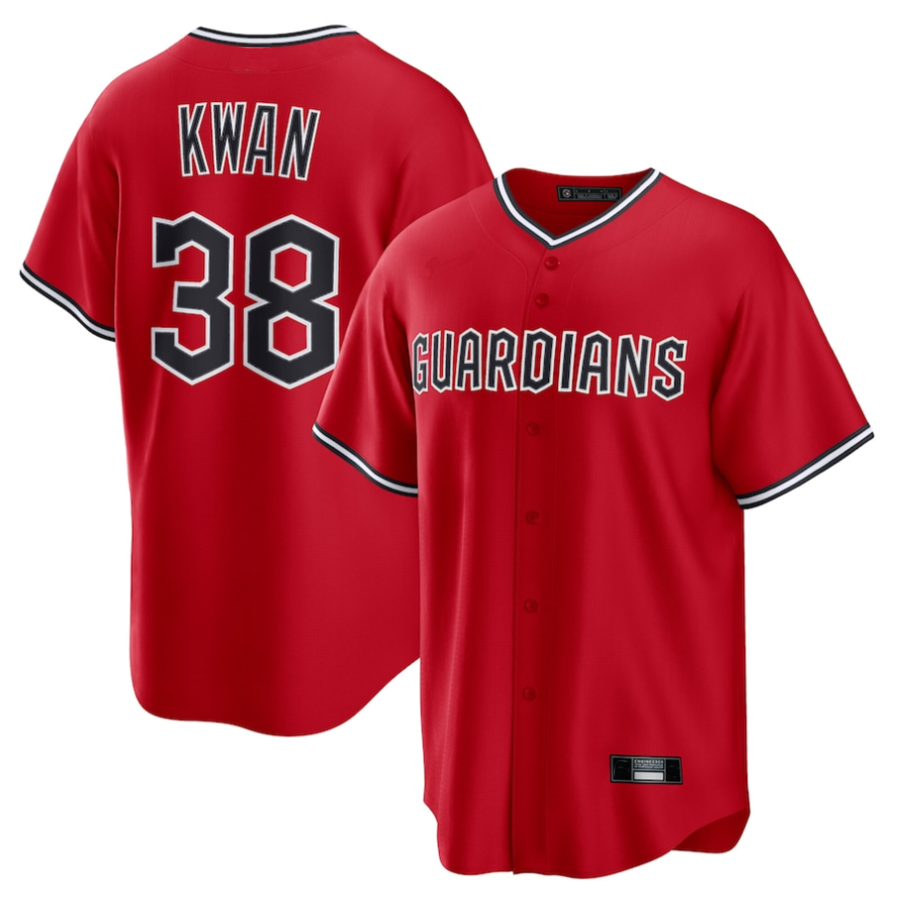 Custom #38 Red CLE Baseball Shirt Top