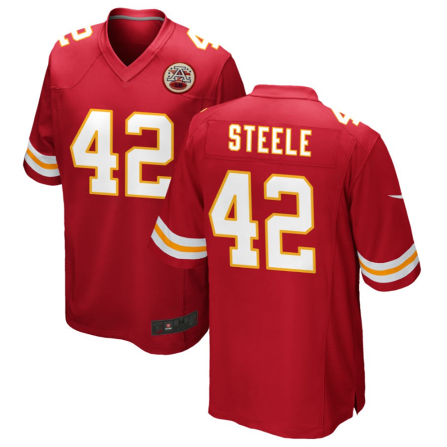 Custom #42 STEELE Pro Stitched Jersey - Premium Edition