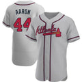 Custom #44 Gray ATL Baseball Shirt Top