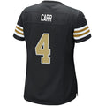 Custom #4 Black NO Football Shirt Top
