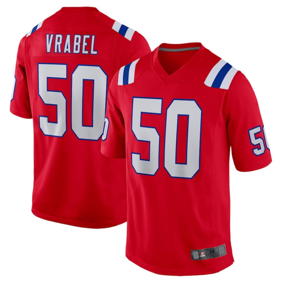 Custom #50 VRABEL Pro Stitched Jersey - Premium Edition