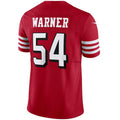 Custom #54 WARNER Pro Stitched Jersey - Premium Edition