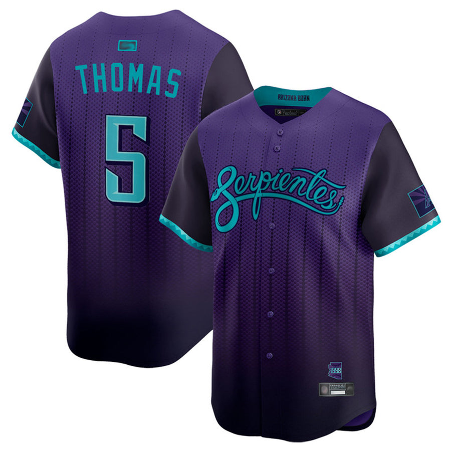 Custom #5 City Connect ARI Baseball Shirt Top