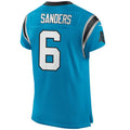 Custom #6 Blue CAR Football Shirt Top
