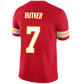 Custom #7 Red KC Football Shirt Top