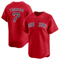 Custom #7 Red BOS Baseball Shirt Top