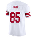 Custom #85 White SF Football Shirt Top