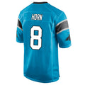 Custom #8 Blue CAR Football Shirt Top