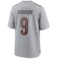Custom #9 Gray CIN Football Shirt Top