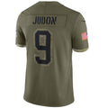 Custom #9 Olive NE Football Shirt Top