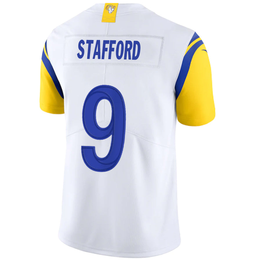 Custom #9 White LAR Football Shirt Top