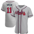 Custom #11 Gray ATL Baseball Shirt Top