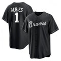 Custom #1 Black ATL Baseball Shirt Top