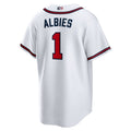 Custom #1 White ATL Baseball Shirt Top