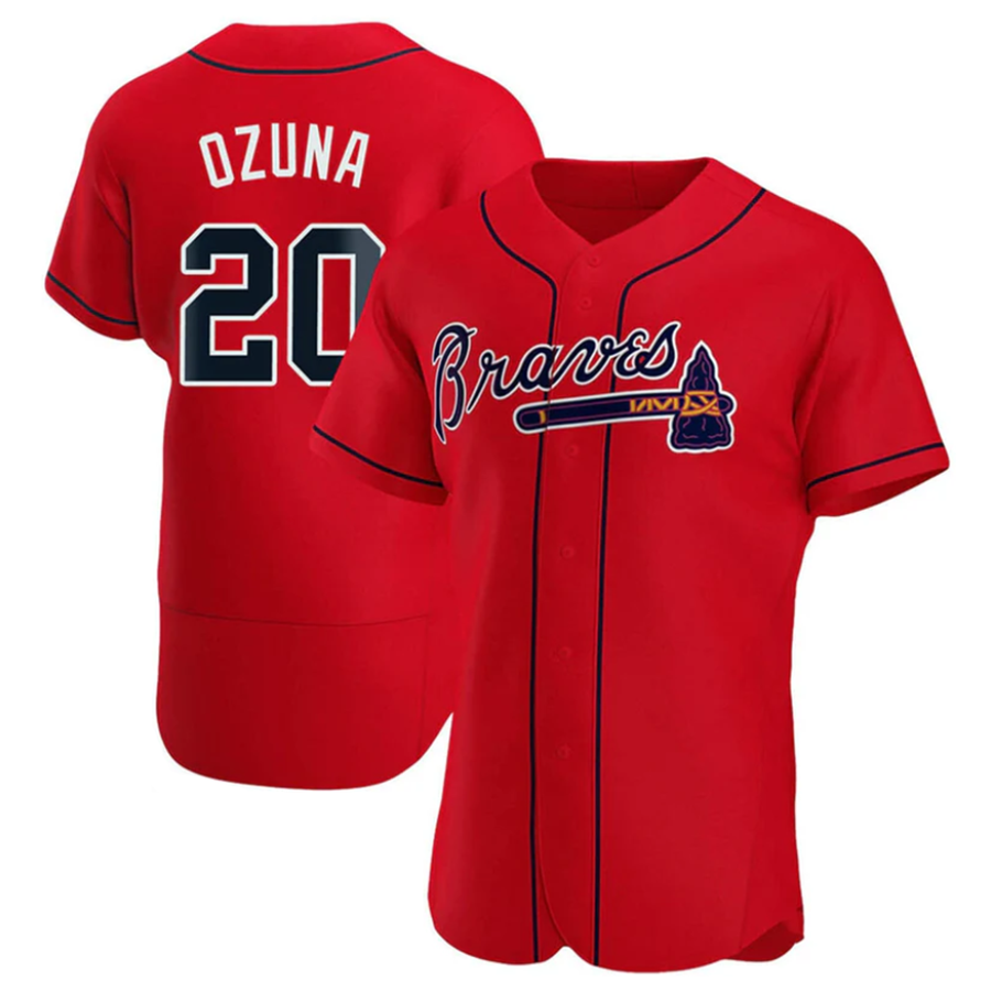 Custom #20 OZUNA Pro Stitched Jersey - Premium Edition