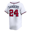 Custom #24 White ATL Baseball Shirt Top