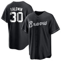 Custom #30 Black ATL Baseball Shirt Top