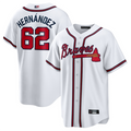 Custom #62 White ATL Baseball Shirt Top