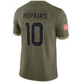 Custom #10 Olive ARI Football Shirt Top
