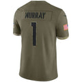 Custom #1 Olive ARI Football Shirt Top