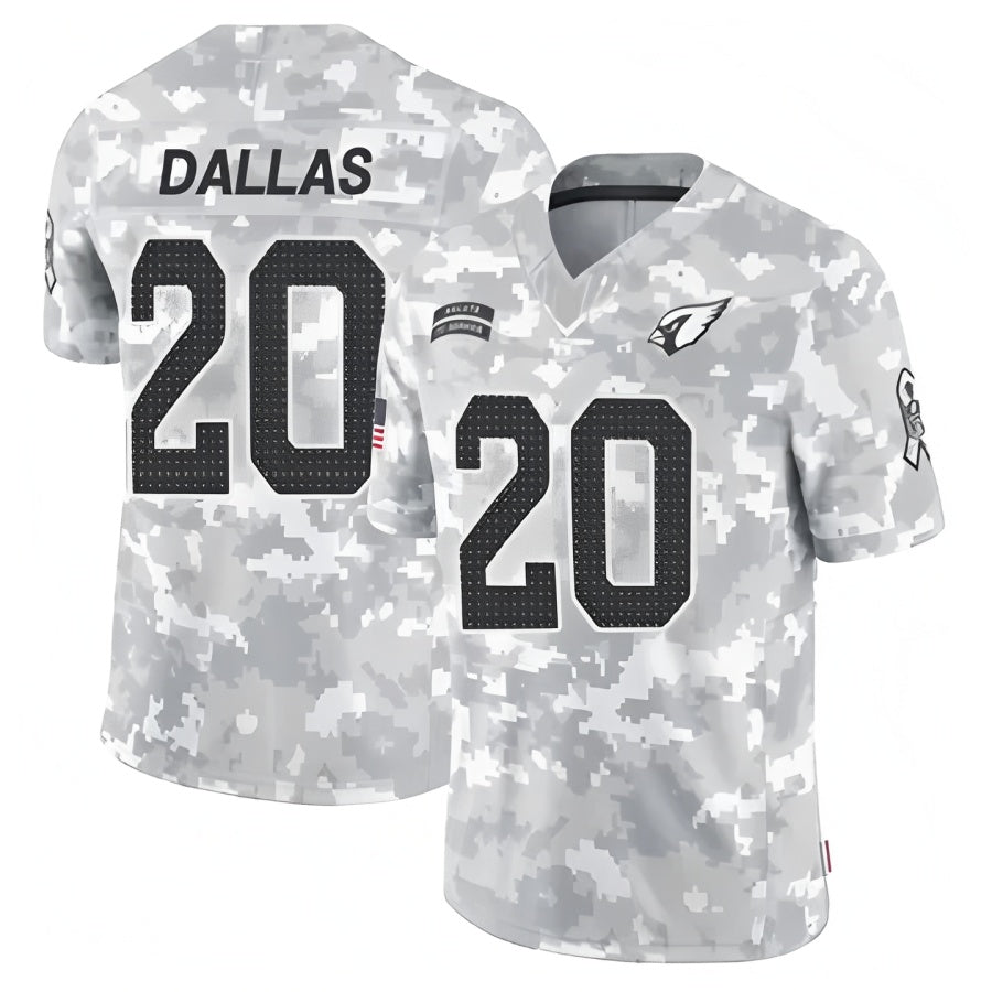 Custom #20 DALLAS Pro Stitched Jersey - Premium Edition