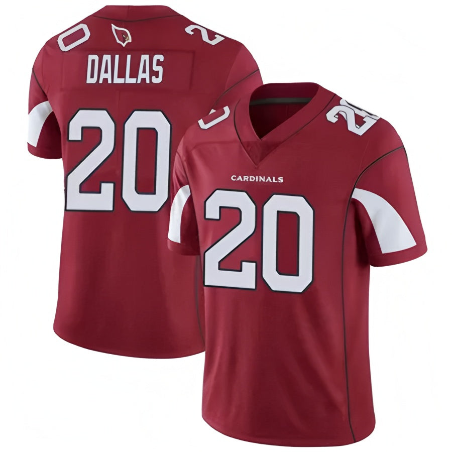 Custom #20 DALLAS Pro Stitched Jersey - Premium Edition