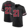 Custom #21 Black ARI Football Shirt Top