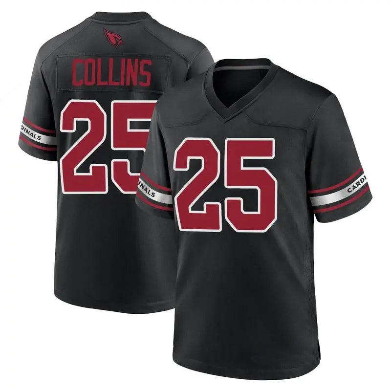 Custom #25 COLLINS Pro Stitched Jersey - Premium Edition